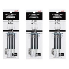 제트스트림 볼펜 리필심 SXR-7 0.7mm, 블랙