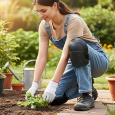 밭일 청소 작업용 무릎보호 스펀지 방수 패드 무릅 무릎통증 축구 무릎밴드, 1개