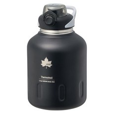 LOGOS 真空斷熱快速充能保冰飲料瓶 大容量, 1個, 1500ml, 黑色