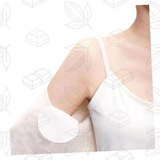 겨드랑이 땀패드 일회용 접착식 여성 남성 겨드랑이 보호 패드 흰색 얇은 투명 흡수 드레스 셔츠 블라우스 정장, 1개