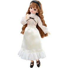 타카라토미 리카짱 인형 리카 LD-10 어른스러운 스타일 리카 인형 세련된 코디룩, 1개