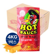 테이준 핫소스 1000p, 4g, 1000개