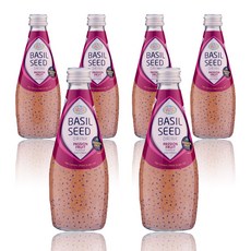 웰 바질시드 드링크 패션푸르트 (290ml) 유튜브주스음료수과일, 290ml, 6개