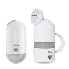 松井全球電壓摺疊膠囊手持掛燙機，輕巧便攜，旅行必備，快速熨燙，多種面料適用, 珍珠白, SG-F03