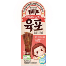 아이배냇 꼬마 육포, 오리지널, 30g, 4개