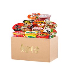 [迎接陽光]人氣大碗杯麵 12種 辛拉麵+炸烏龍麵+魷魚炒碼麵+蝦湯麵+浣熊泡麵+炸醬麵+炸醬麵+, 1組