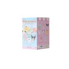 백백 친구들 쿠로미 시나모롤 멜로디 귀여운 인형 블라인드 박스 장식품 피규어 작은 선물, 2개