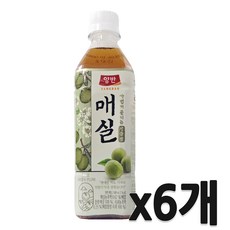 [동원] 양반 매실, 500ml, 6개