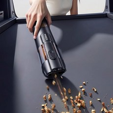 독일 스마트 핸드헬드 진공 청소기 초강력 휴대용 진공청소기 흡입력 강한 무선 핸드 청소기1위, 블랙