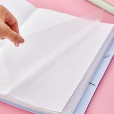 다온이미지 바인더 파스텔컬러 파일 30페이지 A4, 퍼플