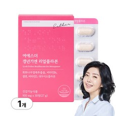 [본사직영] 여에스더 갱년기엔 리얼플라본 (갱년기 여성 건강 기능성) 국민영양 프로젝트, 30정, 1박스
