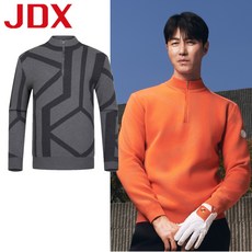 JDX 제이디엑스 24년도 이월 겨울상품 최대 세일!! 남성 자카드 방풍 반집업 풀오버 X1SPVC4333