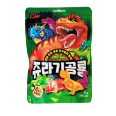 청우식품 쥬라기 공룡 젤리, 80g, 4개