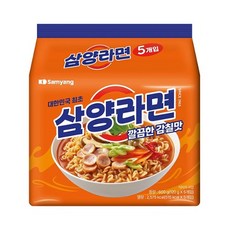 삼양라면 120g, 5개