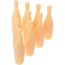 VANZACK 볼링핀 볼링놀이 볼링게임 반잭 10Pcs 볼링 핀 재사용 가능한 실내 테이블탑 게임 액세서리 성인용 내구성 있는 재미있는 가족 엔터테인먼트