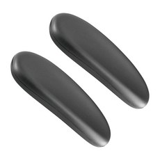 2x 게임 의자 팔걸이 패드 교체 PU 액세서리 컴퓨터 의자 부품 설치가 용이함, 25.5x9.5cm, PU폴리우레탄