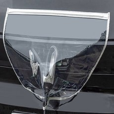 비양네 전기차빗물방지커버 겨울철충전커버, 방수커버-삼각투명