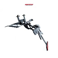 GOWORKS KRV 專用鋁合金後牌架 KYMCO KRV後牌架上移整合, 黑色方向燈支架(上側), 1個