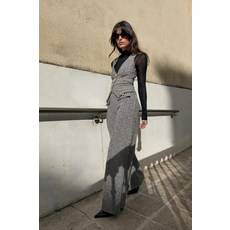 ZARA 자라 스트럭처 팬츠 - 화이트 / 블랙 134764