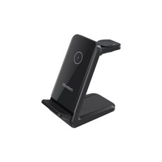 Choetech APPLE/Samsung Watch三合一無線充電座 T608 多功能無線充電器, 黑, 1個