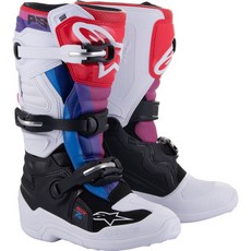Alpinestars 알파인스타 Tech 7S Youth 바이크 오토바이 부츠134750, White/Black/Red, 42