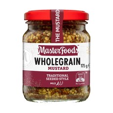 호주 마스터푸드 마일드 홀그레인 머스타드 소스 175g Masterfoods Wholegrain Mustard, 1개