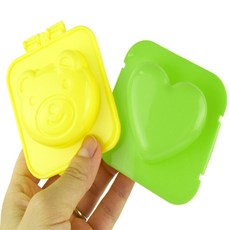 히히힛 도시락 데코 모양틀 삶은계란트레이, 하트