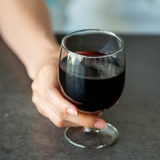 비크릴라 바스크 강화유리 스택 고블렛잔 와인잔 샴페인잔 맥주잔 겸용, 2개, 250ml