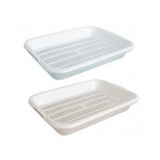 사각채반 소 과일세척바구니 야채세척, 크림