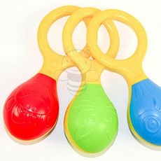 애니멀마라카스 교육용악기, 혼합색상, 1개