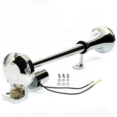 오토비트 450mm 뱃고동 에어혼 (12V/24V겸용) 에어크락션 빅혼 소리/설치방법 동영상 수입원, 본상품선택, 1개