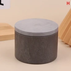 차 틴 캔 둥근 양초 사탕 보관 상자 공예 비즈 보석 용기 상자 뚜껑 포함 대량 홈 장식