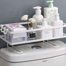 존글로벌 변기위 선반 욕실, 화이트, 1개