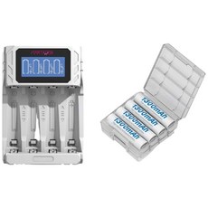 Beston佰仕通 充電電池套組 1.2V鎳氫 AA/AAA 充電電池 USB TYPE-C/MICRO 空調遙控器充電組, 1個, 1套