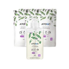 [아토앤오투] 시그니처 주방세제 로즈마리향 본품1+리필 3, 없음, 480g, 1개