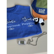 Playground 兒童純棉可愛小狗圖案無袖背心