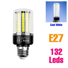 30W LED 콘 전구 E27/E26 실내 220V 천장 램프 E14 스포트라이트 가정용 조명 무플리커, 22 E27 20W Cool White