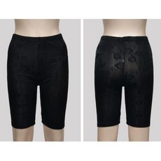 인견 파워입체 빅사이즈 7부 하의 여속바지 보온 방한 여성겨울내복 발열내의