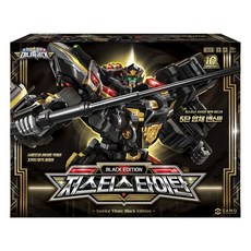 미니특공대 최강경찰 5단합체 저스티스 타이탄 에디션 로봇장난감, 블랙, 1개