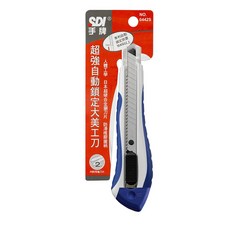 自動鎖定大美工刀, 1個, NO.0442S SDI 手牌 美工刀