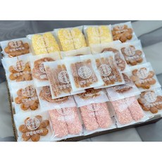 수제고급한과선물세트 참꽃 둘 (유과 약과 정과 세트) - 강명숙한과, 650g, 1세트