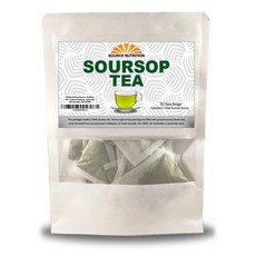 Soursop Leaf 허브 티백 30개 건조 아노나 무리카타 잎 카페인 프리 티 140086, 1g