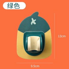 免打孔萬嚮淋浴噴頭支架 吸盤花灑固定神器 浴室置物洗漱清潔噴頭支架, 普通款綠色