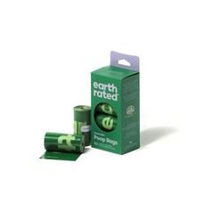 莎賓 Earth Rated 第3代環保撿便袋，環保材質、無香味、堅韌耐用、大尺寸, 薰衣草, 1個, 4個裝