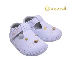 【恰恰兔】台灣手工縫製軟底寶寶學步鞋【23061貓咪】真皮鞋墊吸汗透氣 台灣工廠直營 版型偏小