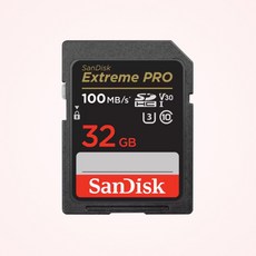 샌디스크 에스티원테크 공식인증 제품 SD메모리카드 SDHC Extreme Pro 익스트림 프로 UHS-I SDXXD, 32GB, 1개