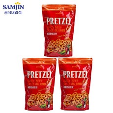 (무)삼진미니프레첼매콤한비프맛 800gX3개, 800g, 3개