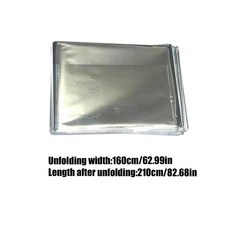 담요 야외 처치 키트 방풍 방수 포일 열 캠핑 하이킹, 1개, 1. 1pc
