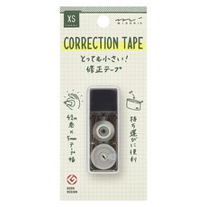 미도리 XS 수정테이프, 블랙 A, 1개