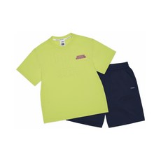 내셔널지오그래픽 키즈 K262UPB902 에어로쿨 5부 상하 SET LIME 960664